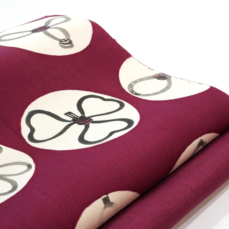 Os153 裂織　名古屋帯 お仕立て代込＞小林純子 「裂織布（さきおりふ）」 八寸名古屋帯 灰青