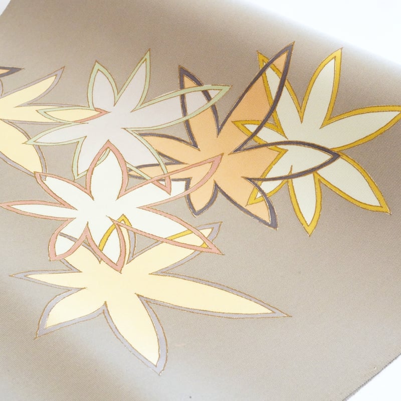 九寸帯（名古屋帯）「塩瀬・紅葉彩り」 | MINOKO STORE