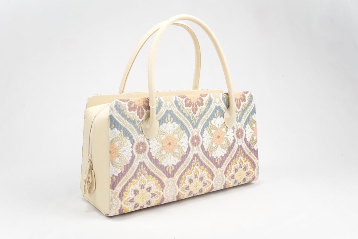 利休バッグ「花菱立湧つなぎ」 | MINOKO STORE