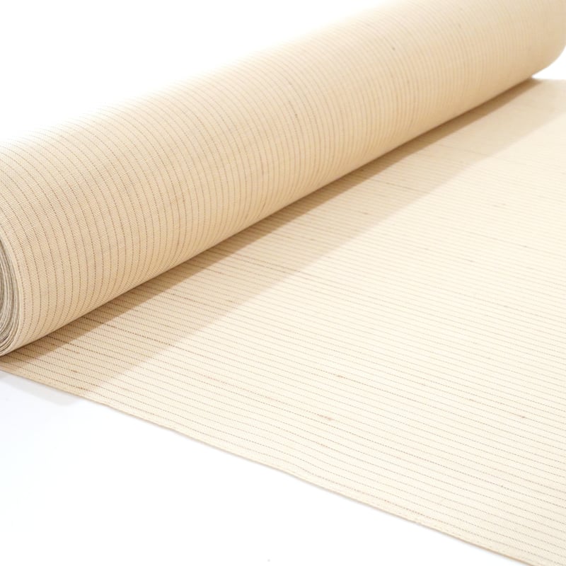 本麻しじら上布 小千谷本麻上布（縞/爽やかな緑の滝縞）吉新織物『着物・呉服えり新』