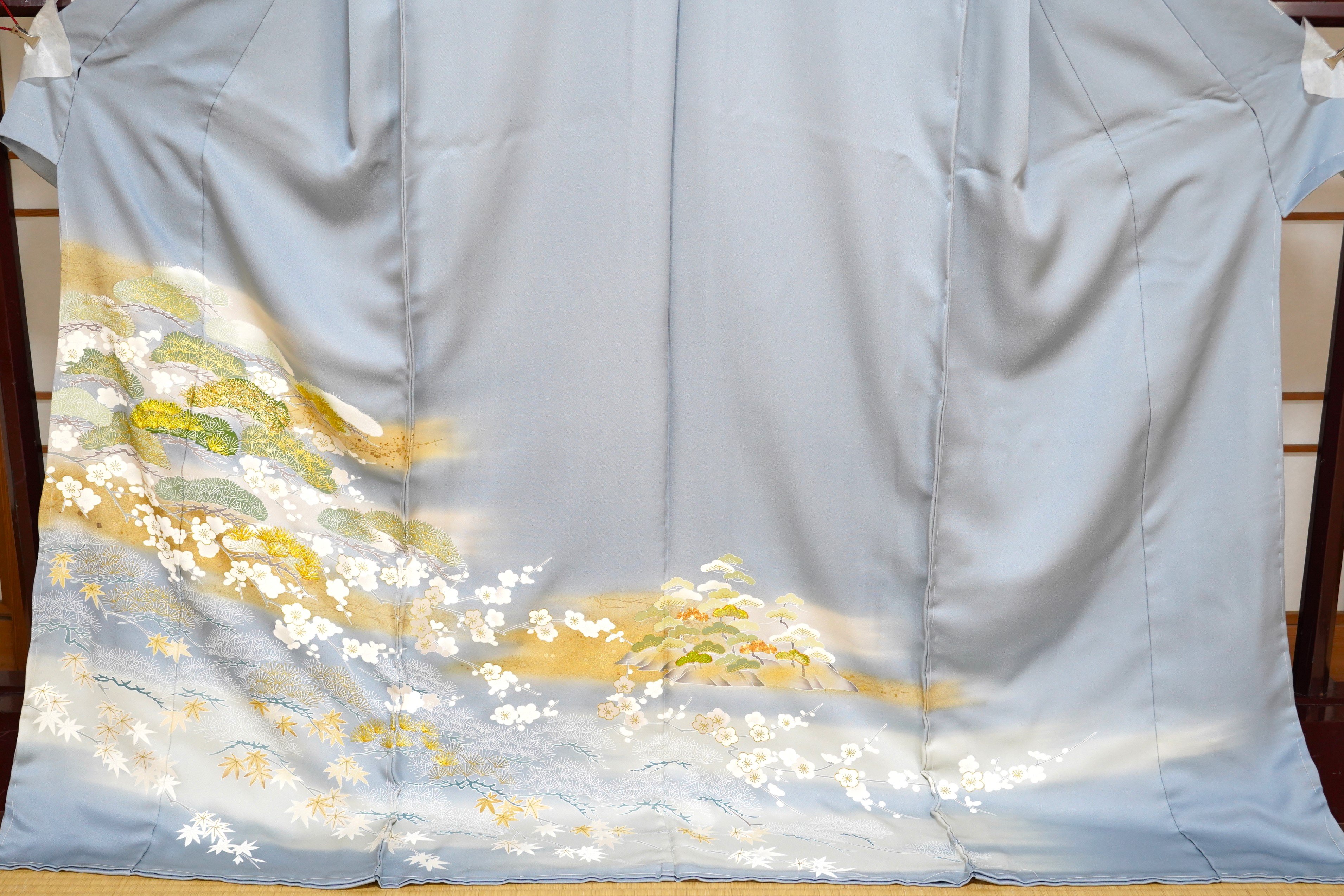 色留袖「京友禅・松づくし・水浅葱色」 | MINOKO STORE