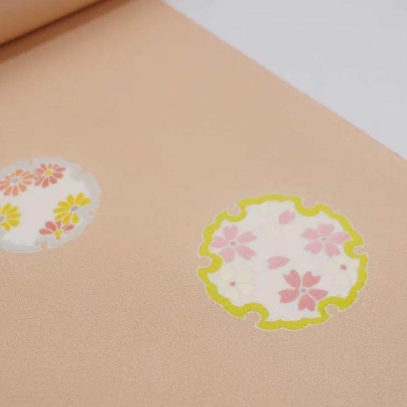 小紋「飛び柄小紋・林克彦・雪輪に十花」 | MINOKO STORE