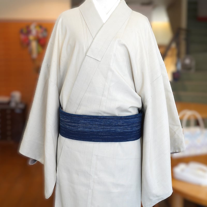 角帯「弓浜絣・木綿・藍染・やたら織」 | MINOKO STORE