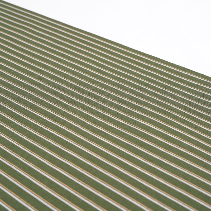 丹後木綿「緑地・オレンジ・白縞」 | MINOKO STORE