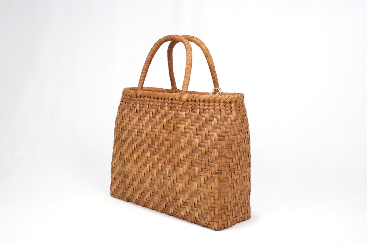 山ぶどう籠バッグ「トートバッグ・内張り巾着付き」 | MINOKO STORE