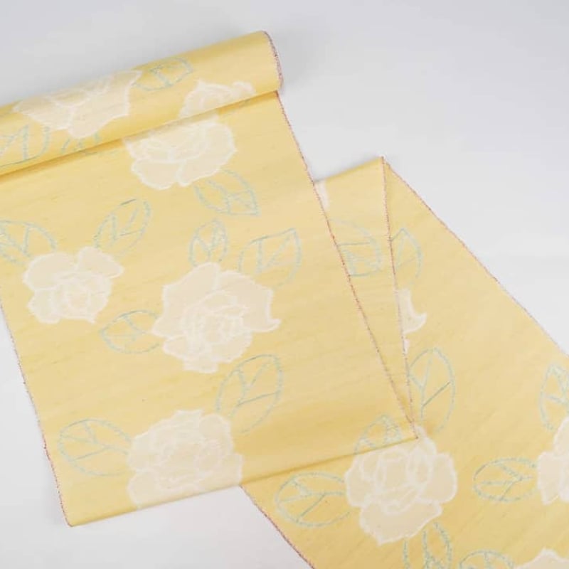 千切屋謹製縹紬 絵絣紬「薔薇」 | MINOKO STORE
