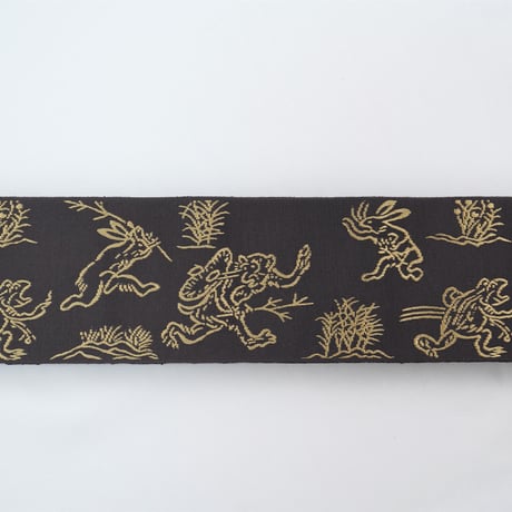 角帯「博多織・原田織物・朱子織・鳥獣戯画」