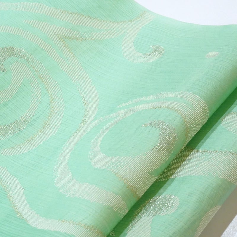 夏九寸(夏名古屋帯)「帯屋捨松・波綾紋」 | MINOKO STORE