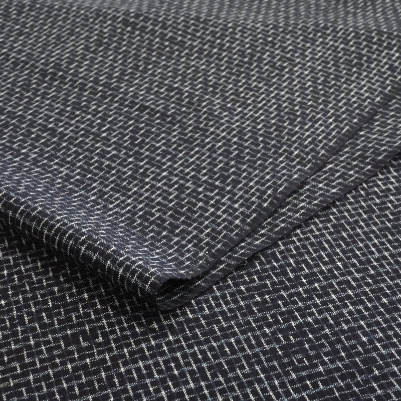 本場久留米絣「40双糸・文人絣・濃紺色・坂田織物」 | MINOKO STORE