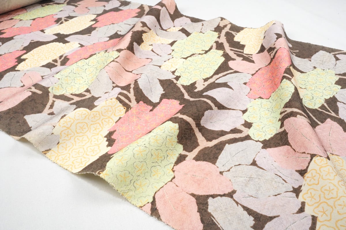 小紋「一方付け総柄小紋・草花模様」 | MINOKO STORE