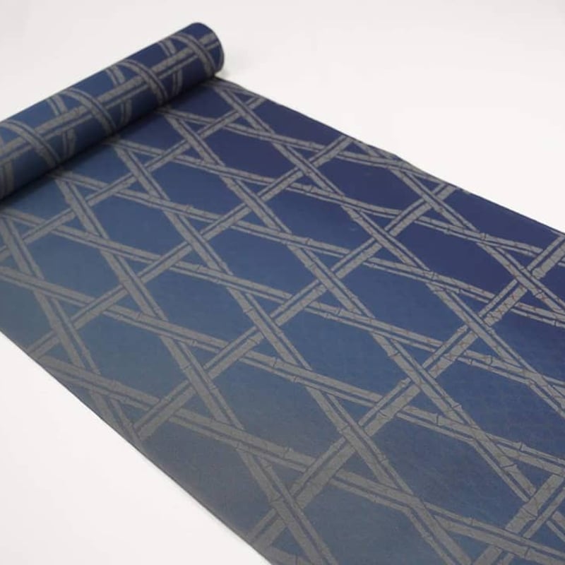 竺仙浴衣「男性向け・本染『籠目に網目』」 | MINOKO STORE