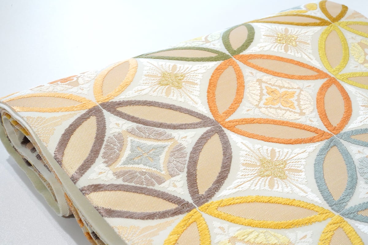 袋帯「西陣織・唐織・七宝つなぎ」 | MINOKO STORE