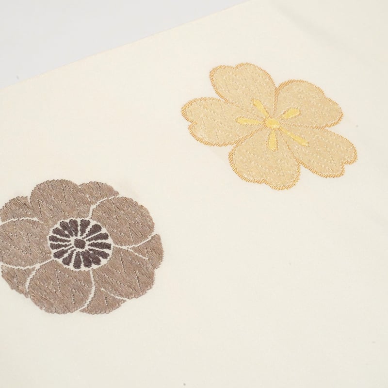 メル48073 2点 ⑱龍郷 アンティーク 大輪の花 九寸名古屋帯 メル48073 2点 ⑱龍郷 アンティーク 大輪の花 九寸名古屋帯 used