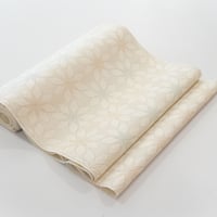 丹後木綿「クリーム地・レモン色子持ち縞」 | MINOKO STORE