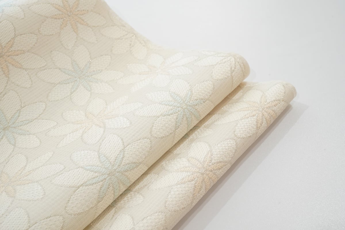 九寸帯（名古屋帯）「織楽浅野・単衣向き・八花」 | MINOKO STORE