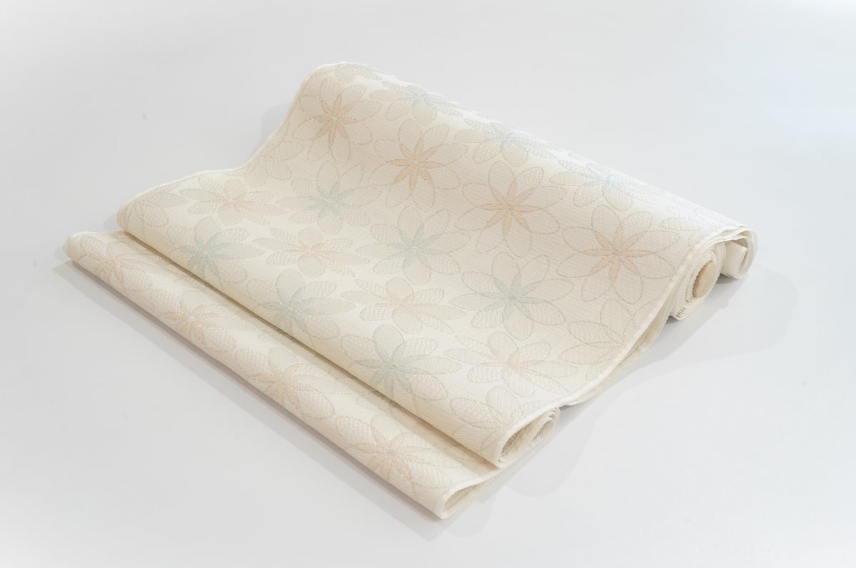 九寸帯（名古屋帯）「織楽浅野・単衣向き・八花」 | MINOKO STORE