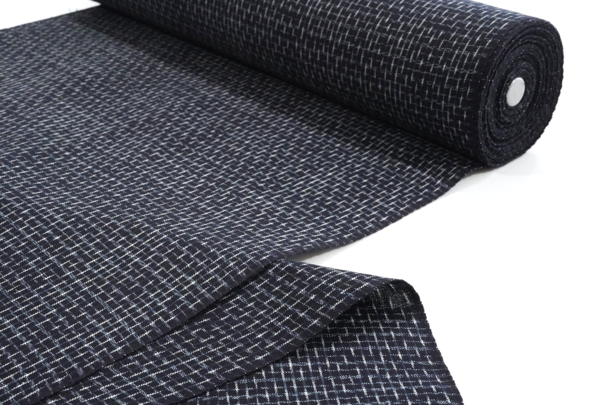 本場久留米絣「40双糸・文人絣・濃紺色・坂田織物」 | MINOKO STORE