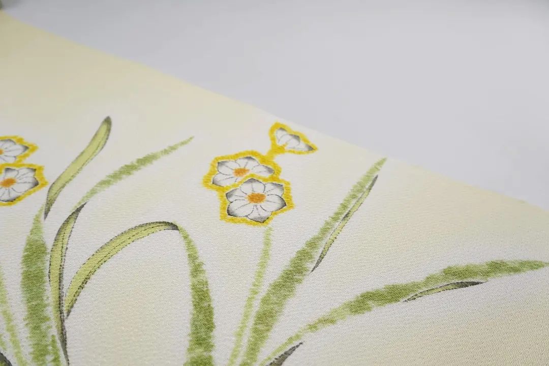 九寸(名古屋帯)「小倉淳史・辻が花染・水仙」 | MINOKO STORE 九寸(名古屋帯)「小倉淳史・辻が花染・水仙」 | MINOKO STORE