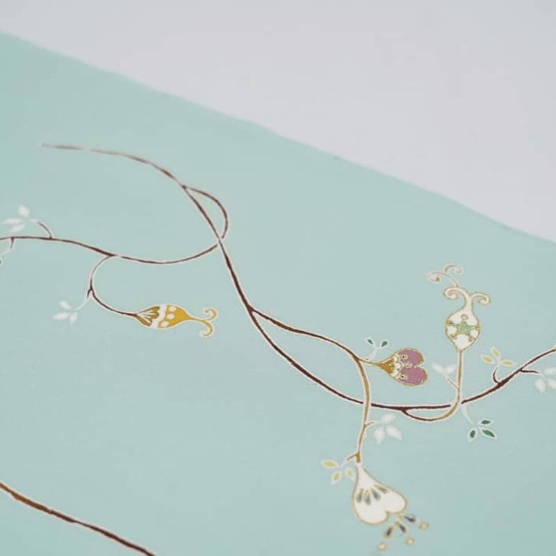 九寸帯（名古屋帯）「塩瀬・唐花」 | MINOKO STORE