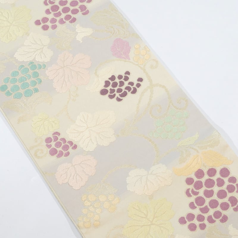 袋帯「小森織物(小森の帯)・唐織・葡萄唐草文」 | MINOKO STORE
