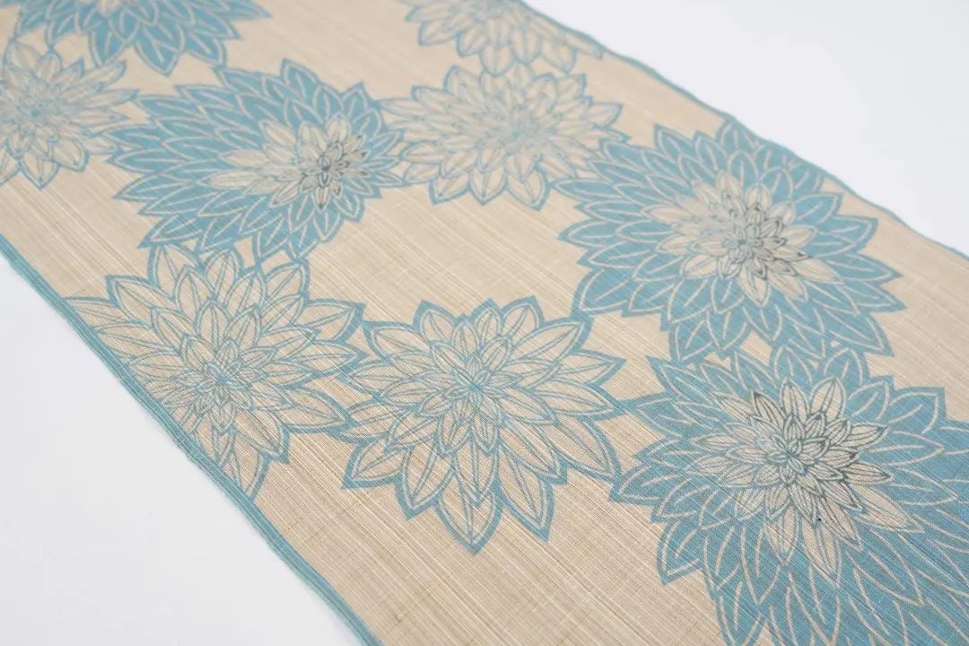 小紋「竺仙・綿紬・松煙染・菊」 | MINOKO STORE