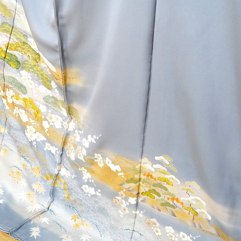 色留袖「京友禅・松づくし・水浅葱色」 | MINOKO STORE