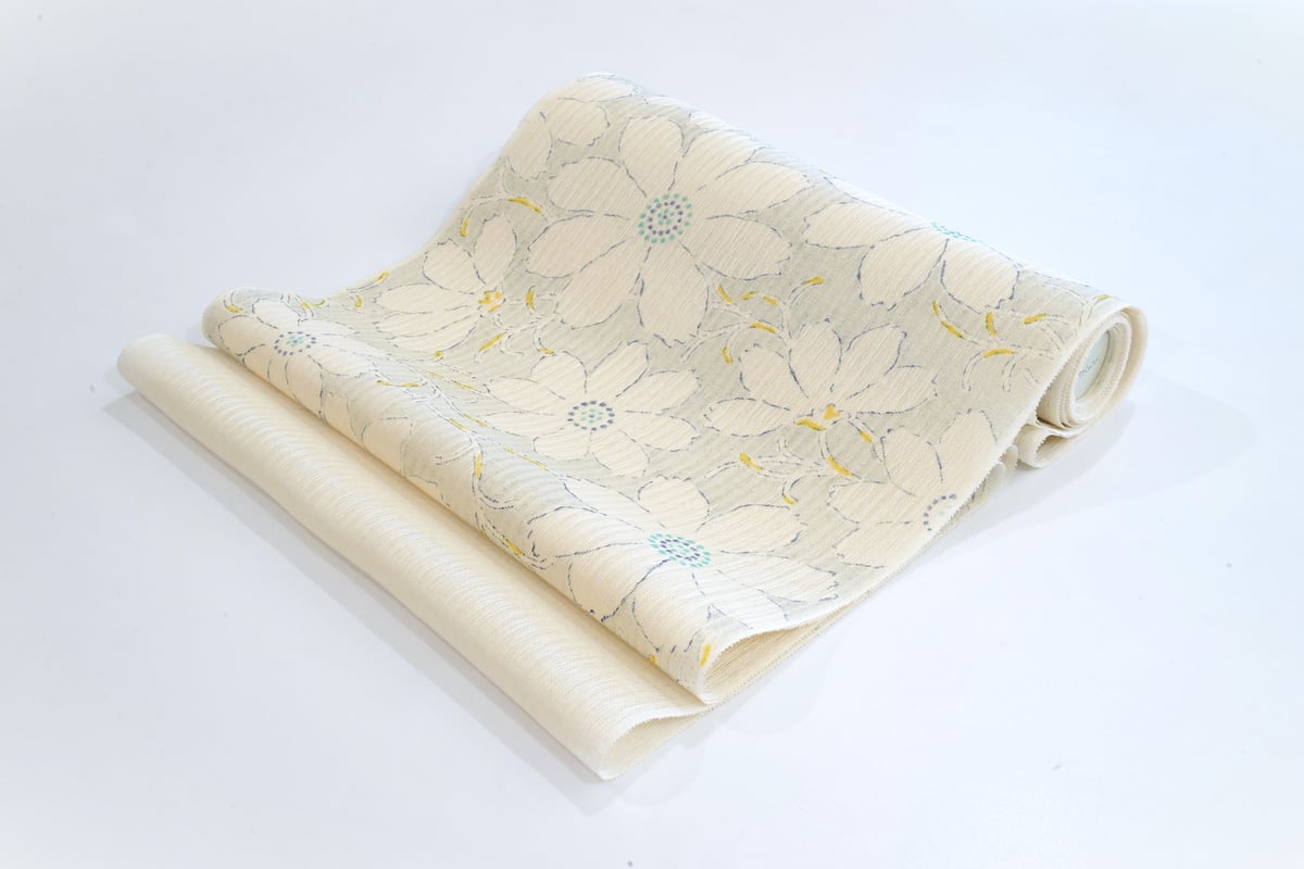 九寸帯(名古屋帯)「夏～単衣向き・染の川勝・秋桜」 | MINOKO STORE