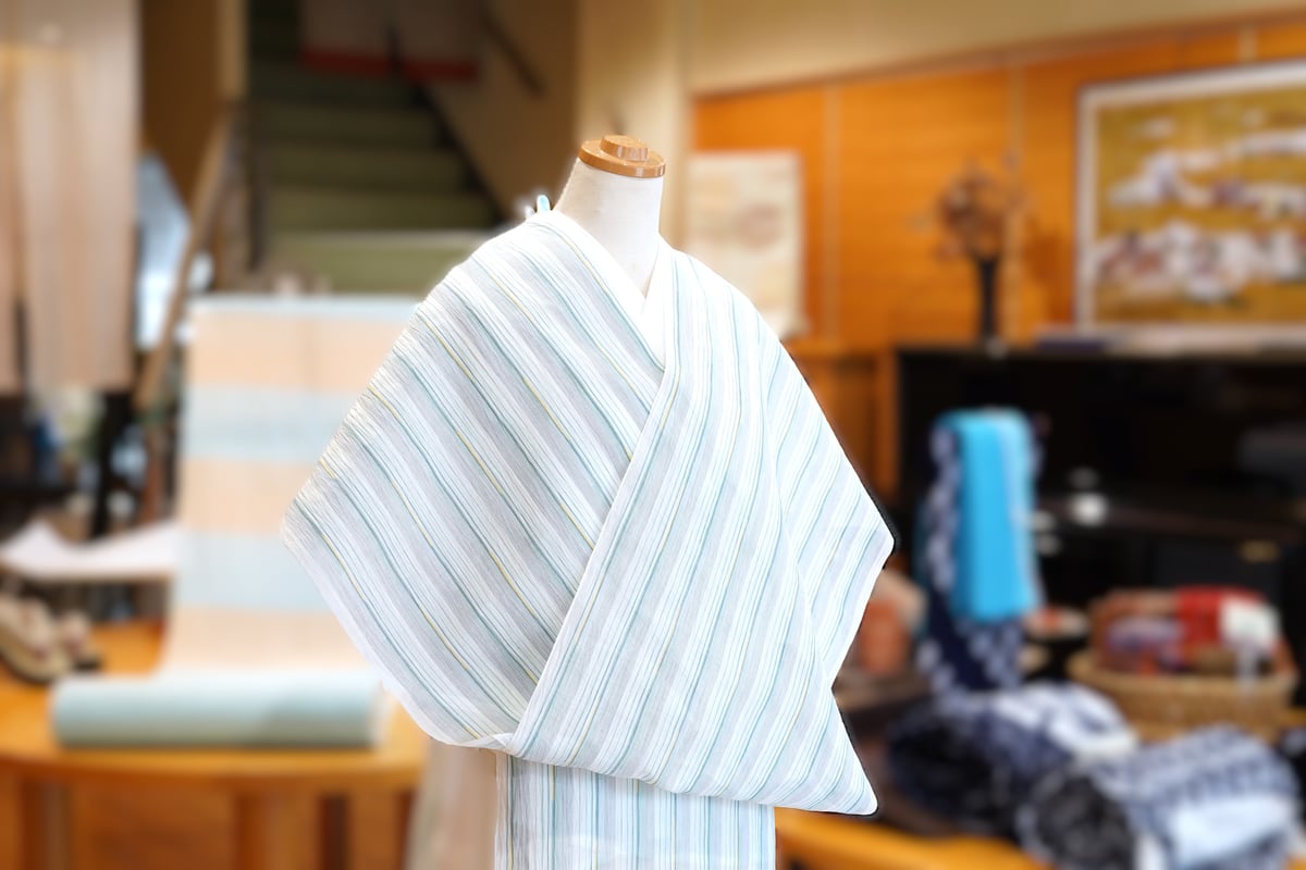 小千谷縮「手織り・ストライプ・おだきん製」 | MINOKO STORE