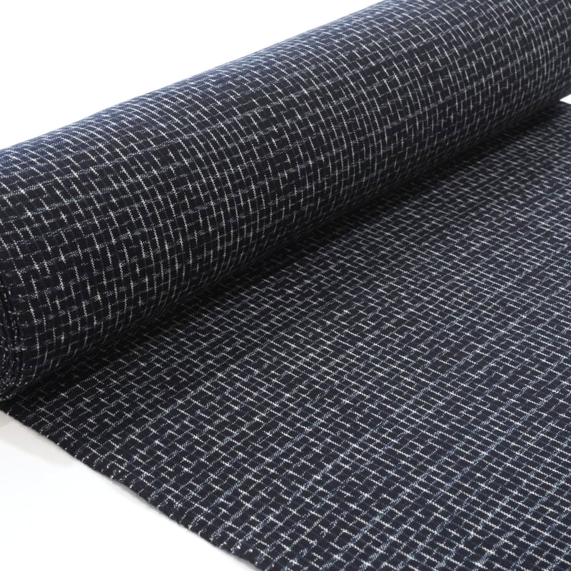 本場久留米絣「40双糸・文人絣・濃紺色・坂田織物」 | MINOKO STORE