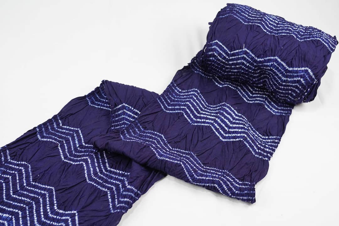 有松・鳴海絞り「雁木 縫い絞り」 | MINOKO STORE