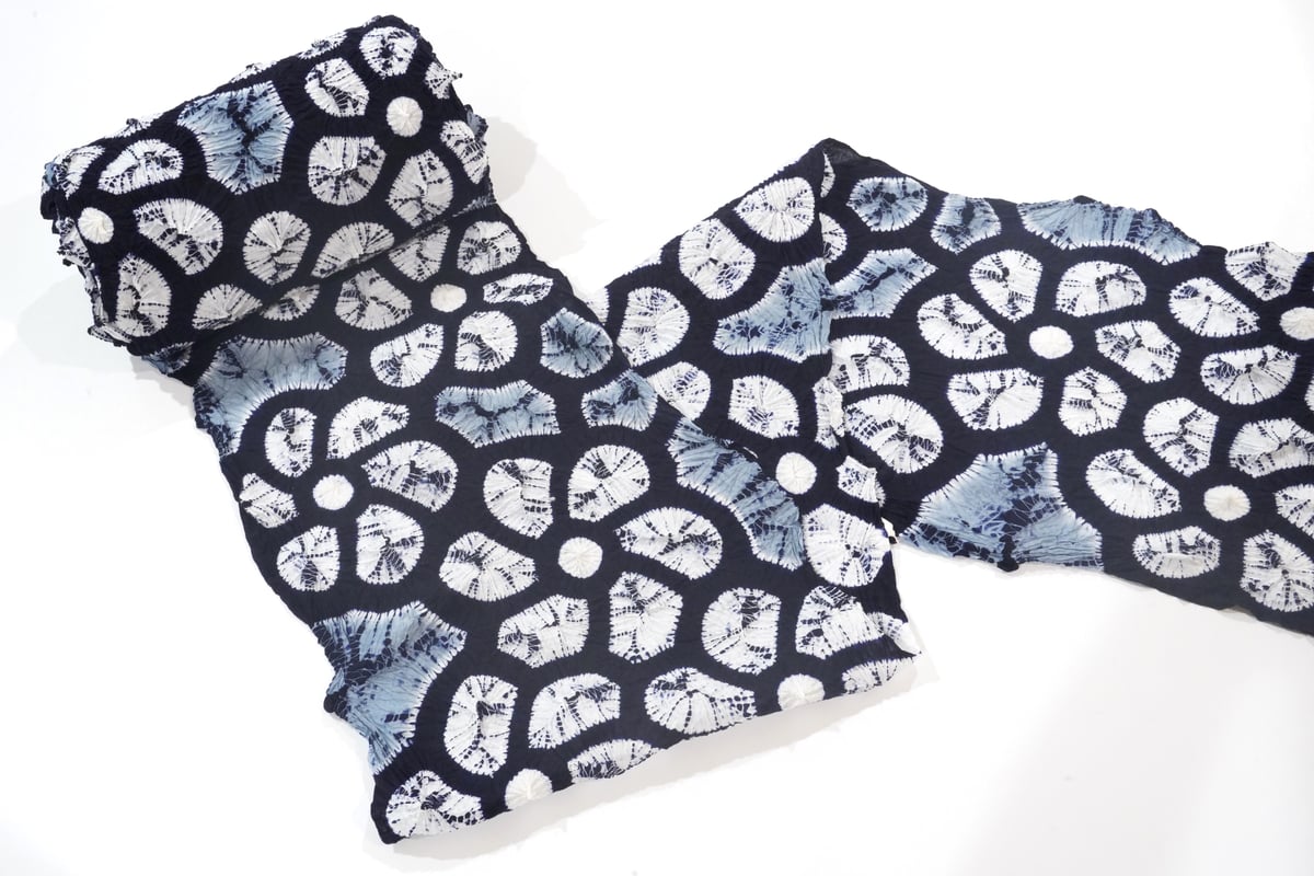 有松鳴海絞り浴衣「ねじ梅」 | MINOKO STORE