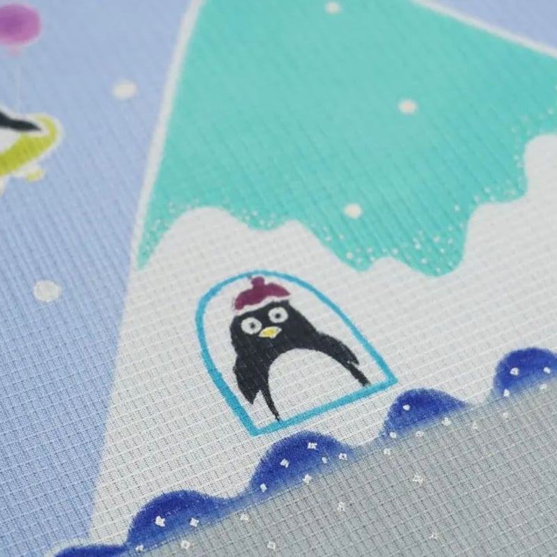 夏九寸(名古屋帯)「型絵染・岡田その子・夏の涼感」 | MINOKO STORE