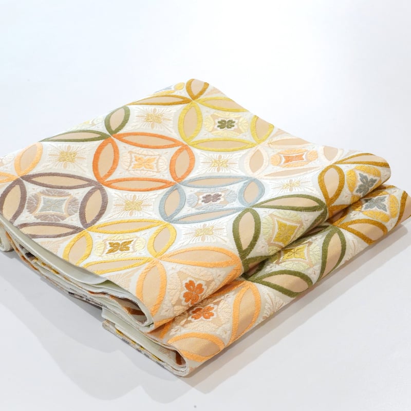 袋帯「西陣織・唐織・七宝つなぎ」 | MINOKO STORE