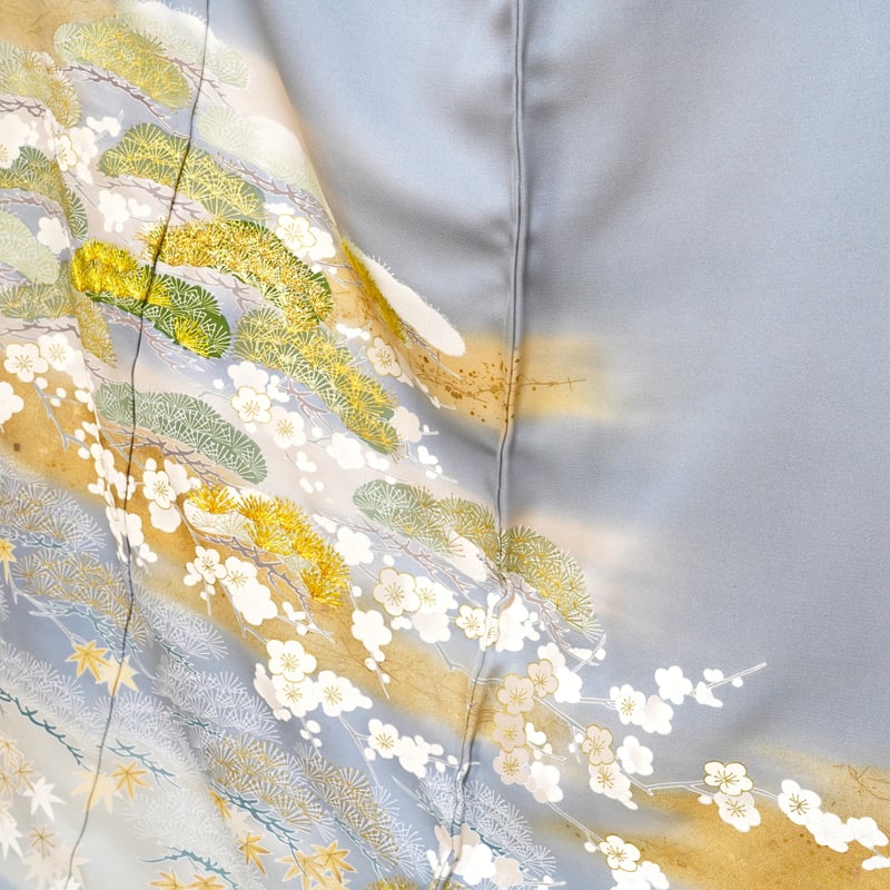 色留袖「京友禅・松づくし・水浅葱色」 | MINOKO STORE
