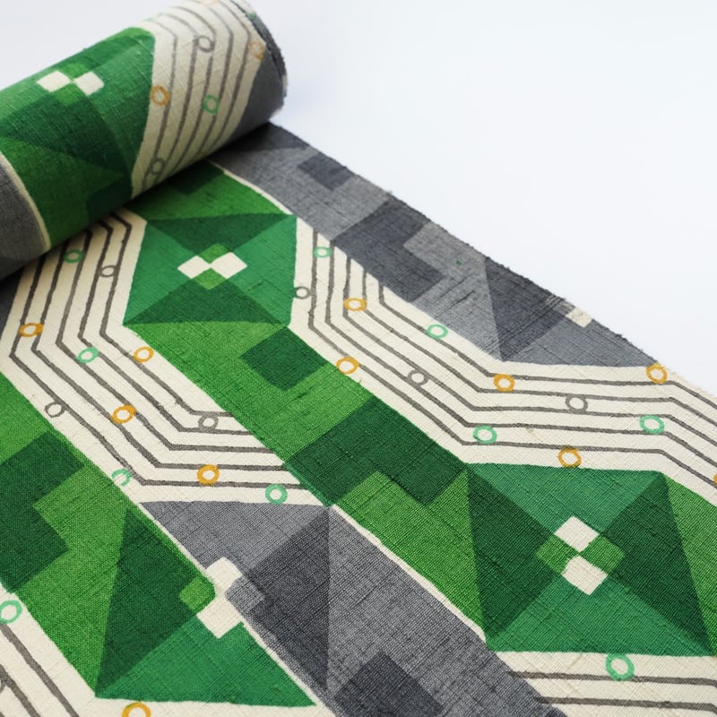 角帯「岡本隆志・型絵染・幾何学」 | MINOKO STORE