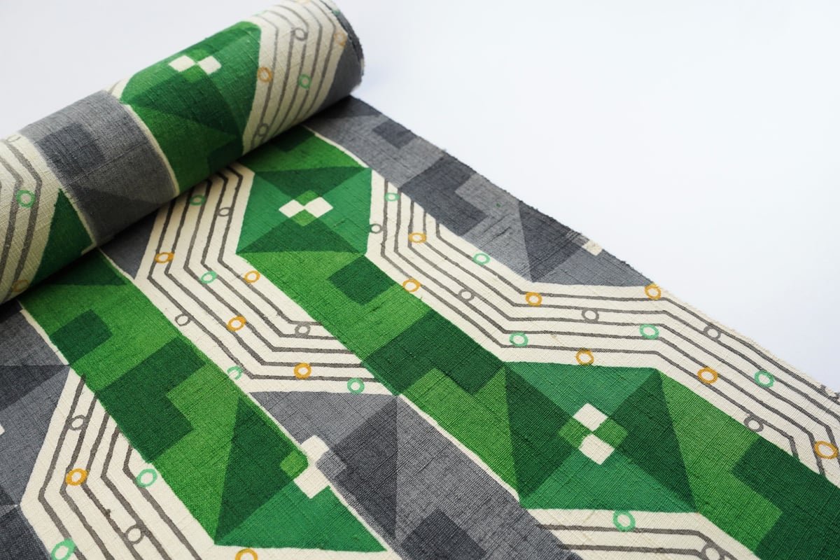 角帯「岡本隆志・型絵染・幾何学」 | MINOKO STORE