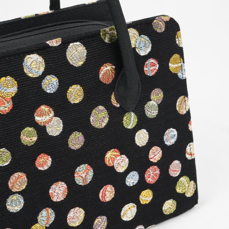 利休バッグ 菊　紅葉柄 兎金] 利休バッグ（刺繍・こぼれ桜）