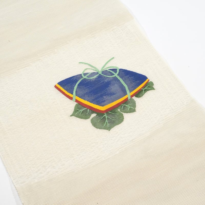 最終価格/夏らしい渦巻きとカラフルな水玉◇名古屋帯 夏帯 美品 透かし織り 楽天市場】夏帯 刺繍の通販