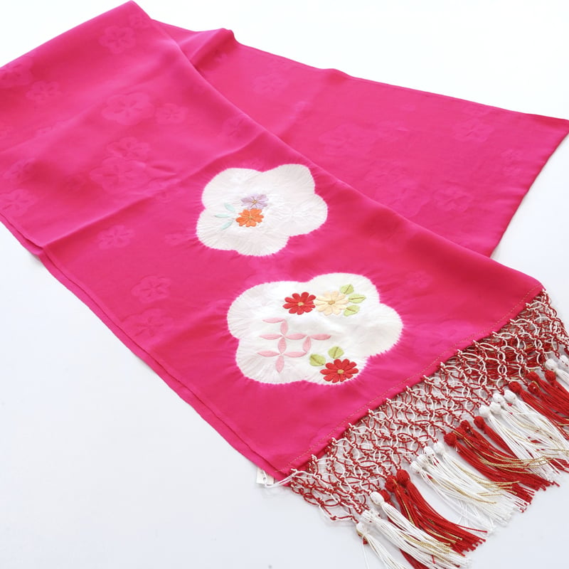 志古貴（しごき帯）「正絹・絞り・刺繍」 | MINOKO STORE