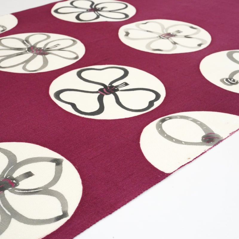 九寸帯(名古屋帯)「岡田その子・型絵染・組紐」 | MINOKO STORE