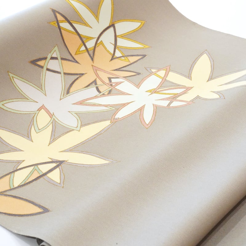 九寸帯（名古屋帯）「塩瀬・紅葉彩り」 | MINOKO STORE