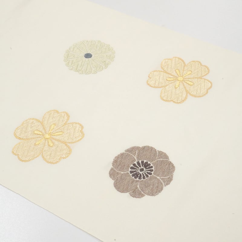 九寸名古屋帯 Online限定/即納品【作楽の九寸名古屋帯】輪尽くし柄/紹巴織| 仙