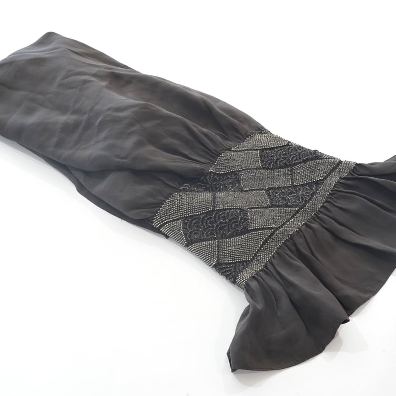 【未使用】　正絹兵児帯 未使用 兵児帯 男帯 メンズ 総絞り 正絹 紺 - メルカリ