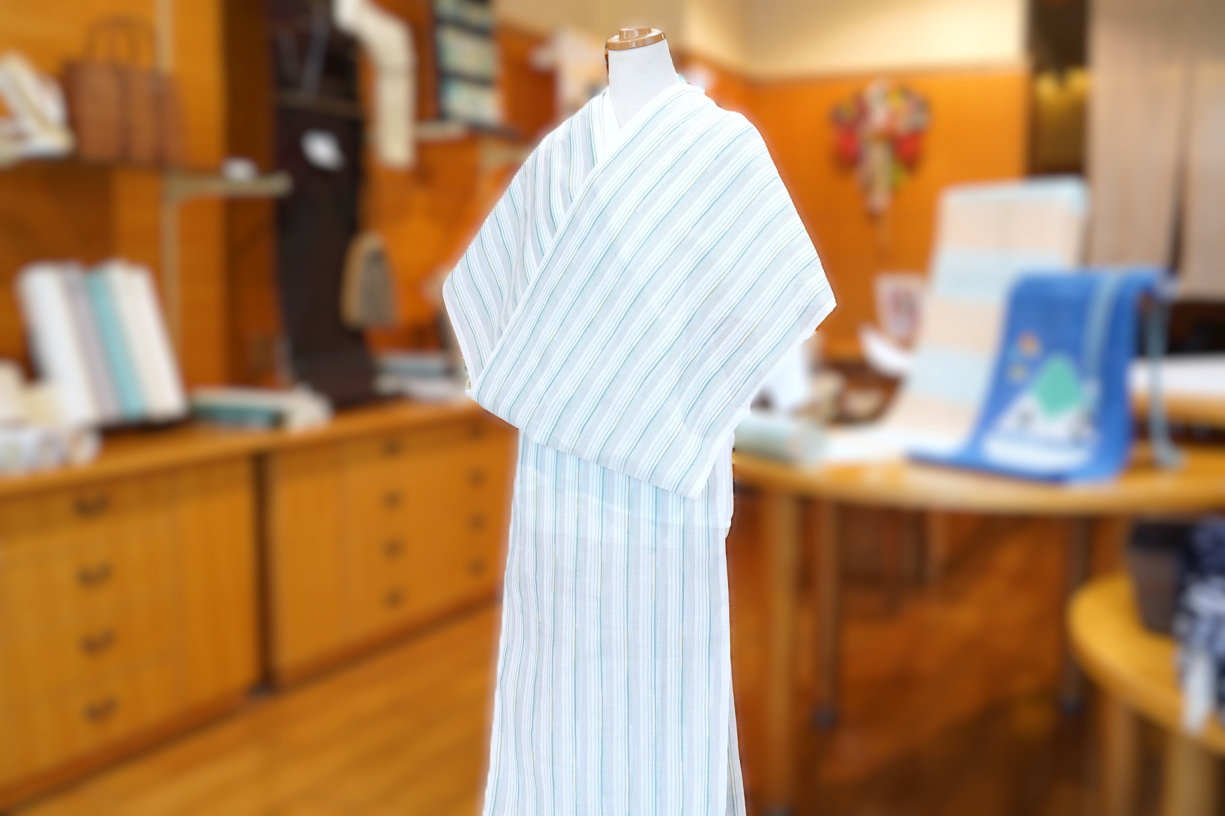 小千谷縮「手織り・ストライプ・おだきん製」 | MINOKO STORE