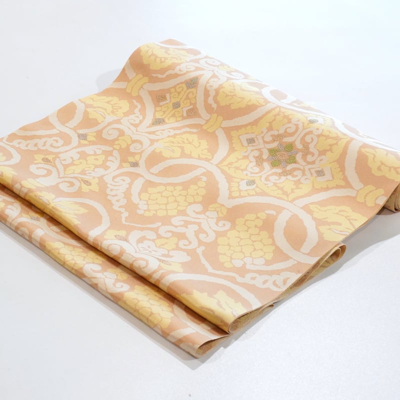 九寸帯（名古屋帯）「経錦織・葡萄唐草文様」 | MINOKO STORE