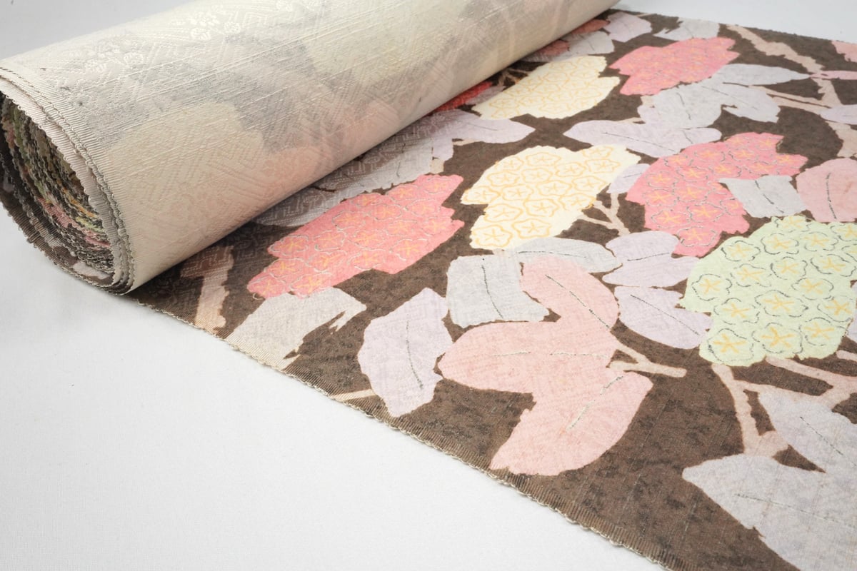 小紋「一方付け総柄小紋・草花模様」 | MINOKO STORE