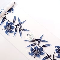 小紋 単衣 縞模様 花柄 絞り模様 花唐草 NK-1177 小紋「単衣向き・飛び柄・小絞り・型染花柄」 | MINOKO STORE