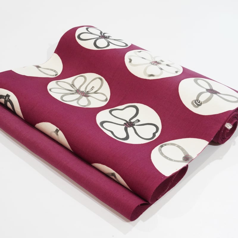 九寸帯(名古屋帯)「岡田その子・型絵染・組紐」 | MINOKO STORE