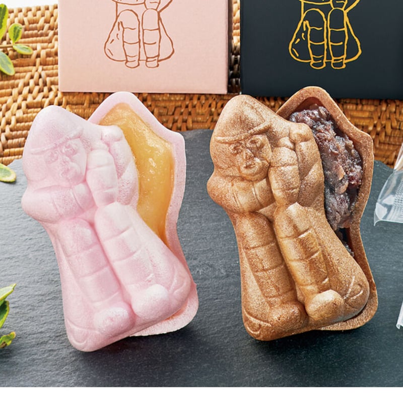 国重要文化財の土偶がモチーフ｜土偶もなか ぴ〜ぐ〜 福島の桃あん