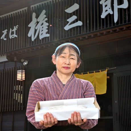つゆ・刺身こんにゃく付き｜守り続けた宮古十割そばセット【宮古そば 権三郎　喜多方市】